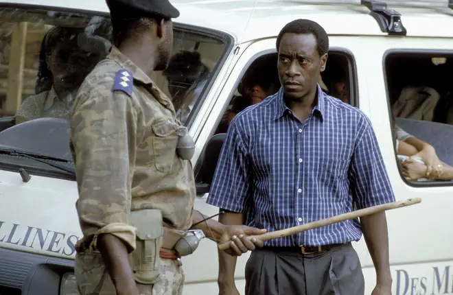 Rusesabagina was portrayed by Don Cheadle in Hotel Rwanda