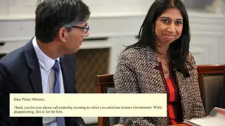 Suella Braverman blasted Rishi Sunak in a scathing letter attacking the prime minister