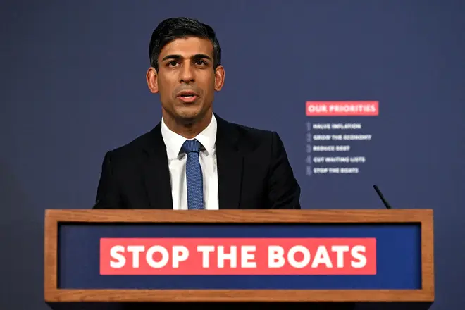 Rishi Sunak has pledged to 'stop the boats'