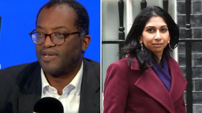 Kwasi Kwarteng said that Suella Braverman's attack on Rishi Sunak was like a break-up letter