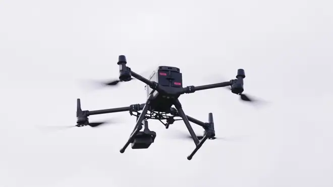 A police drone