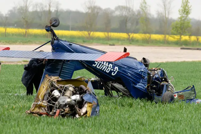 Farage had to undergo surgery after his crash