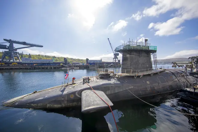 The Navy has four nuclear-powered ballistic missile submarines.