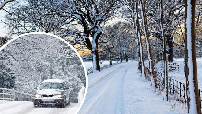 The UK could be hit by snow in just days.