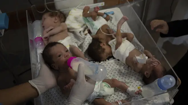 Babies in Gaza