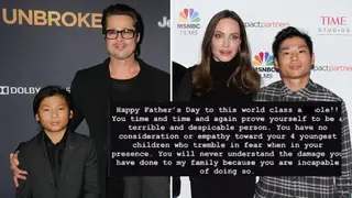 Brad Pitt's son Pax called his father a "world class a**hole" on his private Instagram on Father's Day in 2020, it has been claimed