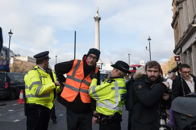 Just Stop Oil in London on Monday