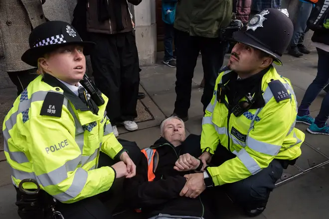 Just Stop Oil in London on Monday