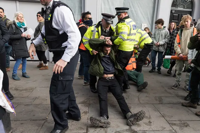 Just Stop Oil in London on Monday