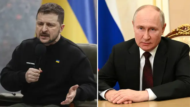 Zelenskyy and Putin