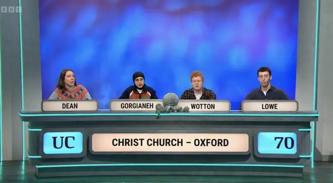 Viewers criticised University Challenge over the blue octopus mascot