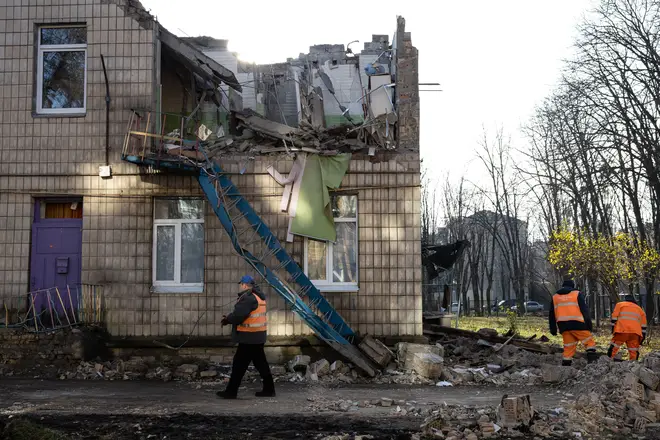 Kyiv Copes With Aftermath Of Mass Drone Attack