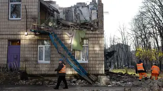 Kyiv Copes With Aftermath Of Mass Drone Attack