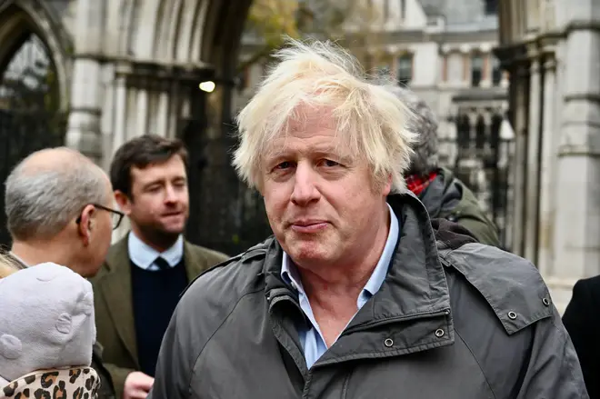 Boris Johnson attended the March Against Antisemitism
