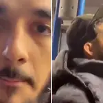 The man started calling pro-Israel supporters on a tube "donkeys", "clowns", and "child molesters"