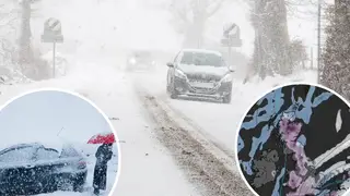 Snow is expected to fall across the country