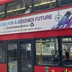 The Elfbar ad on the side of a London double-decker bus