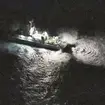 Crash search at sea