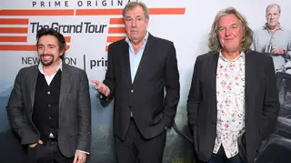 Richard Hammond, Jeremy Clarkson and James May attend a screening of 'The Grand Tour' season 3
