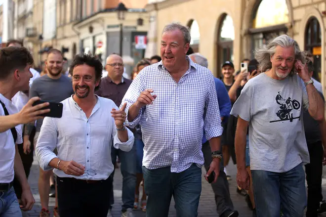 The Grand Tour stars, Jeremy Clarkson, Richard Hammond and James May, visit Krakow in Poland