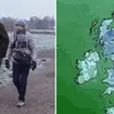A 600 mile 'wall of snow' is set to bury Brits