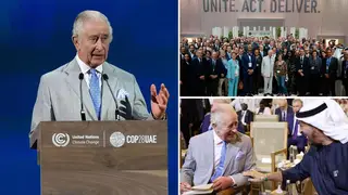 King Charles warned Cop28 that the 'hope of the world' rested on the Dubai summit's shoulders today