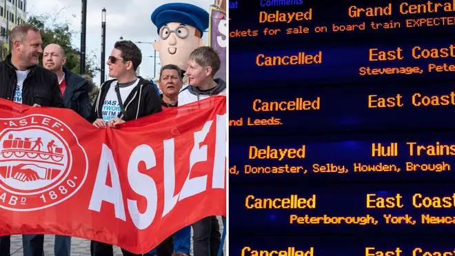 Aslef union has promised rolling strikes between 1 and 9 December