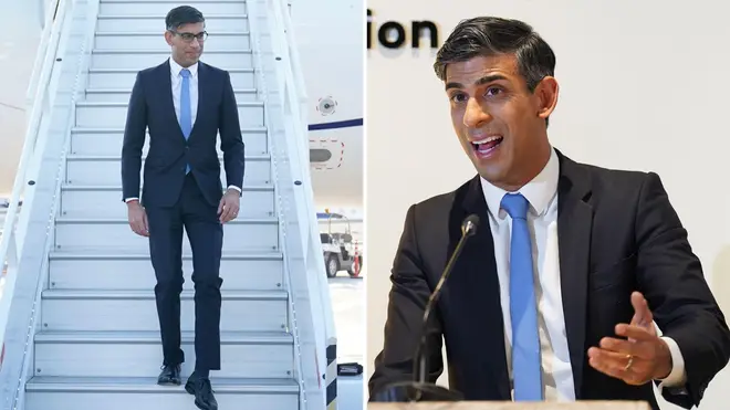 Rishi Sunak has said he should not be judged for how long he spent at Cop28