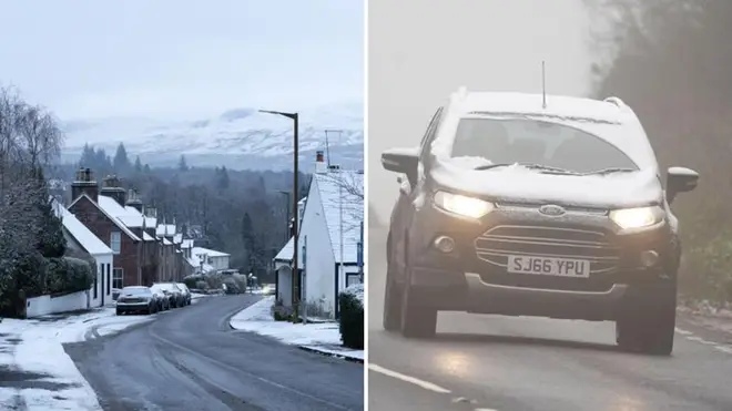 Snow continued to cause disruption on Saturday
