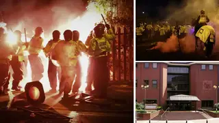 45 Legia Warsaw supporters charged after violence at Villa Park on Thursday saw police officers pelted with missiles before a Europa Conference League match with Aston Villa.
