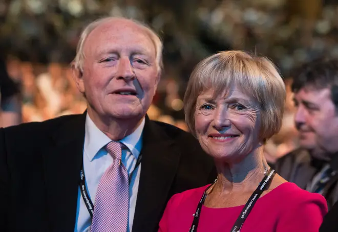 Glenys Kinnock in 2013 with her husband Neil