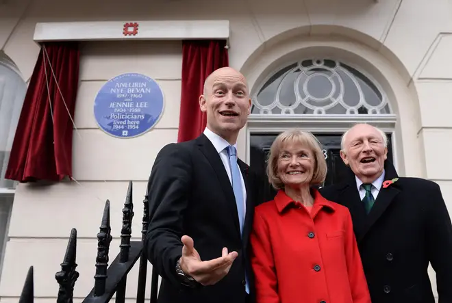 Glenys Kinnock with Neil and their son Stephen