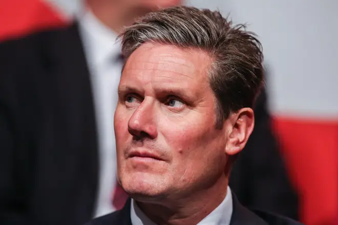 Shadow Brexit Secretary Keir Starmer during a rally in Manchester to launch the party's 2017 General Election campaign.