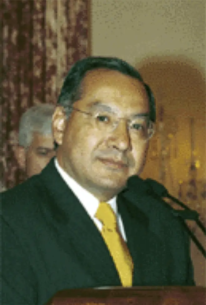Manuel Rocha when he was US ambassador to Bolivia