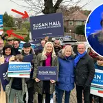 'Why does the word Conservative not appear on your posters?' Susan Hall grilled