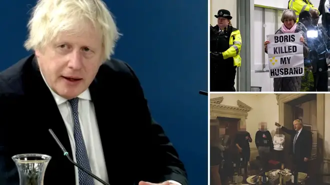 Boris Johnson gives evidence to the Covid Inquiry