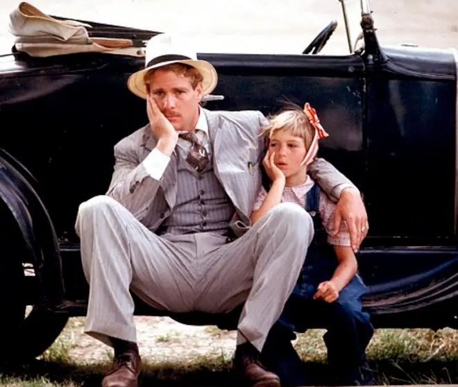 Ryan O'Neal with his daughter Tatum in Paper Moon
