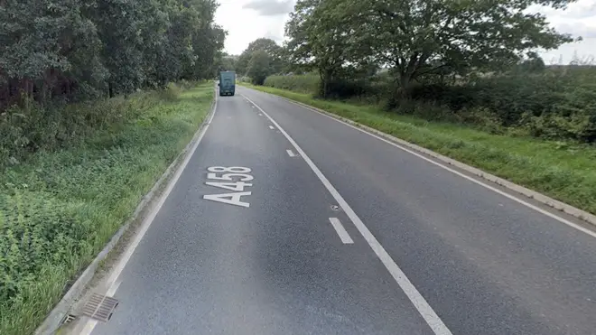 Two people have been killed in a crash involving a police vehicle in Shropshire on Saturday morning. Credit: Google Maps