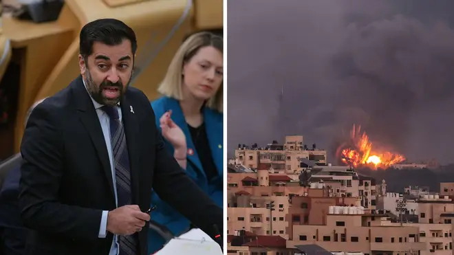 The UK is 'complicit in the killing of thousands of children,' Scotland's First Minister has claimed after the UK abstained on a United Nations vote for a ceasefire in Gaza.