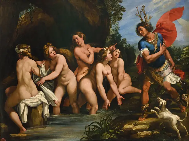 Diana and Actaeon, the 1603 Giuseppe Cesari painting