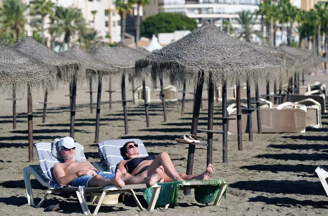 Temperatures have neared 30 degrees in parts of Spain.
