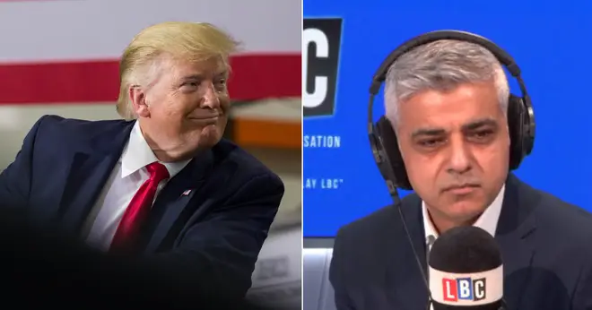 Sadiq Khan had some strong words for Donald Trump