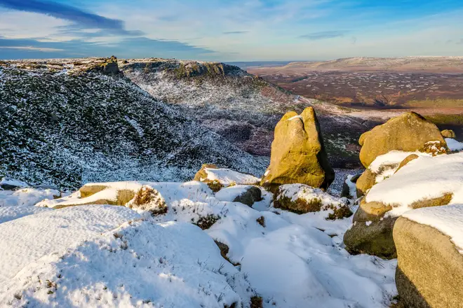 Snow in the Peak District