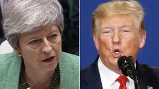 Theresa May has strongly condemned Donald Trump's tweet about congresswomen of BAME backgrounds