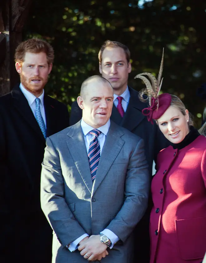William and Mike Tindall at a royal event