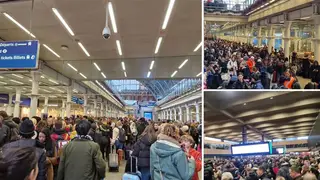 Christmas getaway chaos with Eurostar trains cancelled, key line to Manchester blocked and ‘do not travel’ alert issued