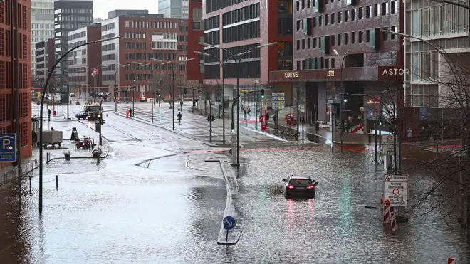 Hamburg flooding