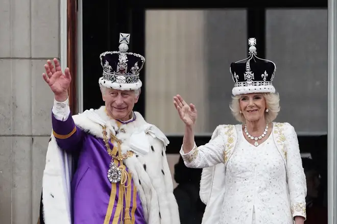 The King and Queen at the Coronation