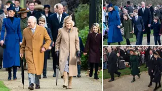 The Royal Family step out for a traditional festive church trip