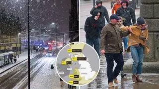 Snow, wind and rain will sweep the UK this weekend